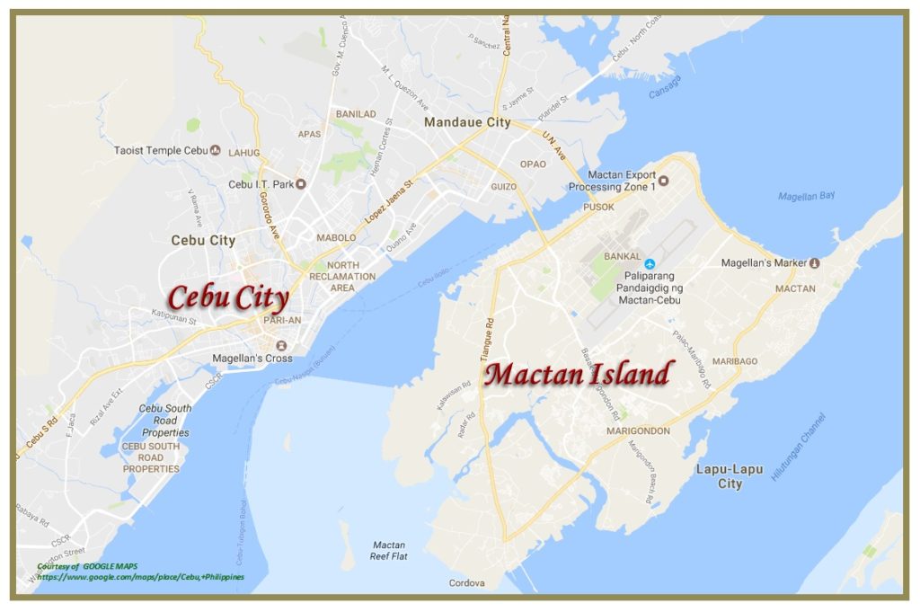 Cebu-Mactan Map